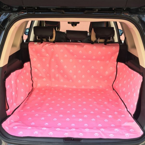 Footprint Dog Transporters Waterproof Back Back Pet Dog Seat Car Mat Cover Hammock Protector With Safety Belt D1010 - Image 7
