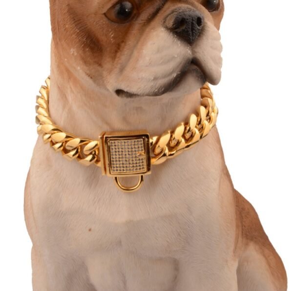 Stainless steel titanium steel gold encryption chain - Image 5