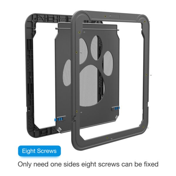 Paw Print Anti-bite Screen Door For Medium And Large Dogs - Image 3