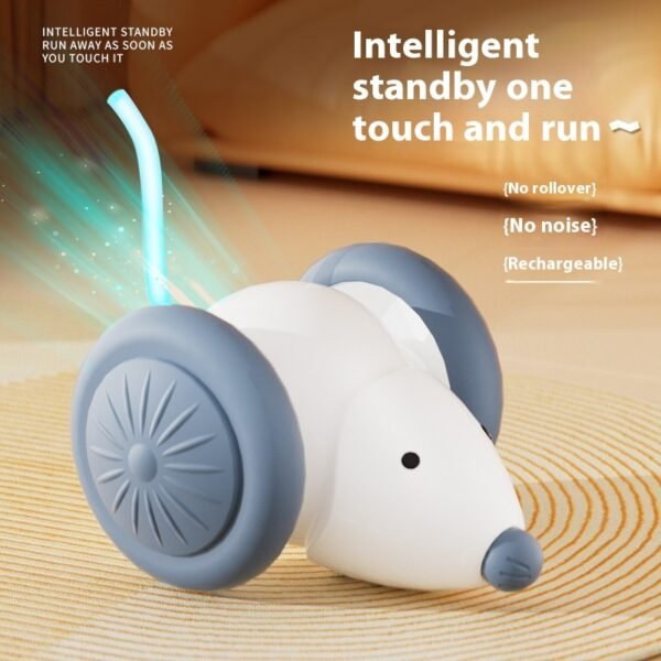 Pet Toys Interactive Cat Toy Electric Mouse Car - Automatic Teaser With Intelligent Obstacle Avoidance Pet Products - Image 8