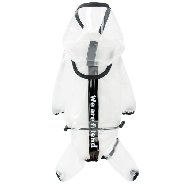 Puppy dog raincoat four feet - Image 2