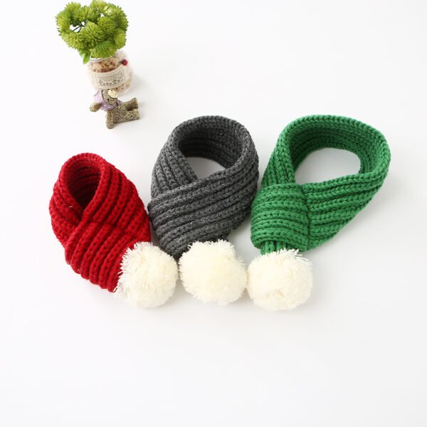 Wool scarf cat and dog accessories pet scarf - Image 2