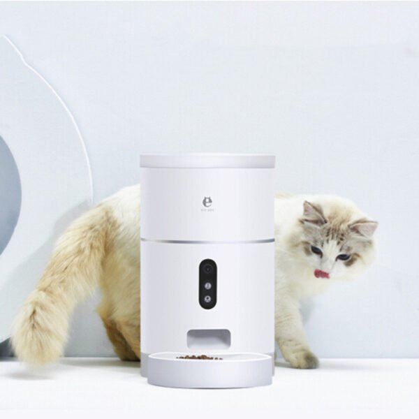 Pet Dog Cat Food Dispenser Bowl with Camera Wide Angle Automatic Pet Feeder Food Bowl APP Control - Image 5