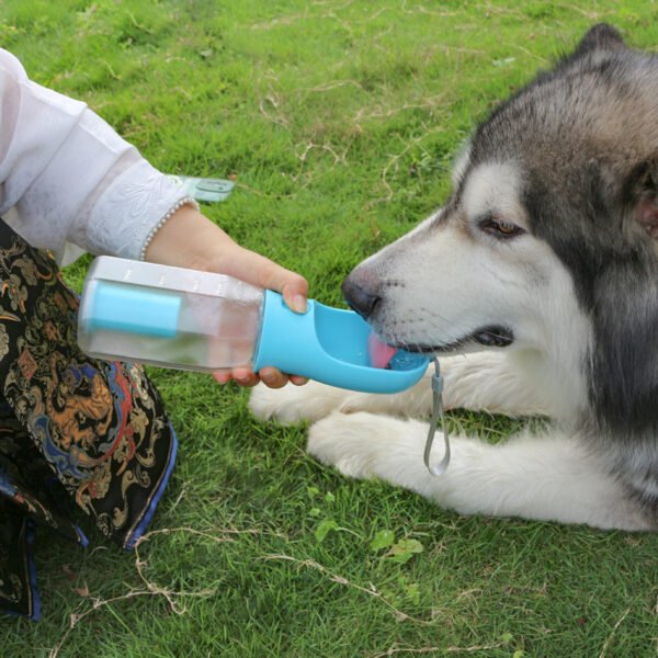 Portable Cat Dog Water Bottle Food Feeder Drinker Poop Dispenser 3 In 1 Leak-proof Multifunctional Dog Water Bottle Pet Products - Image 4