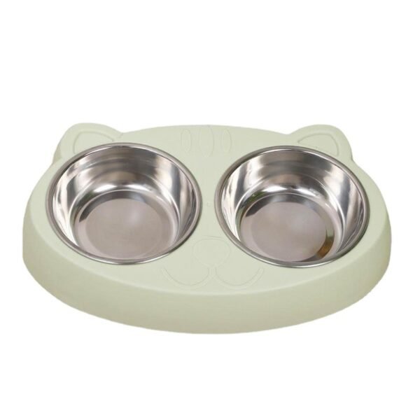 Pet Double Bowls, Stainless Steel Pet Food Water Bowl - Image 7