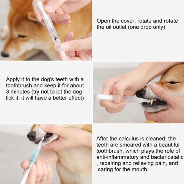 Pet Teeth Repairing Kit For Dog Cat Teeth Cleaning Pen Kit - Image 6