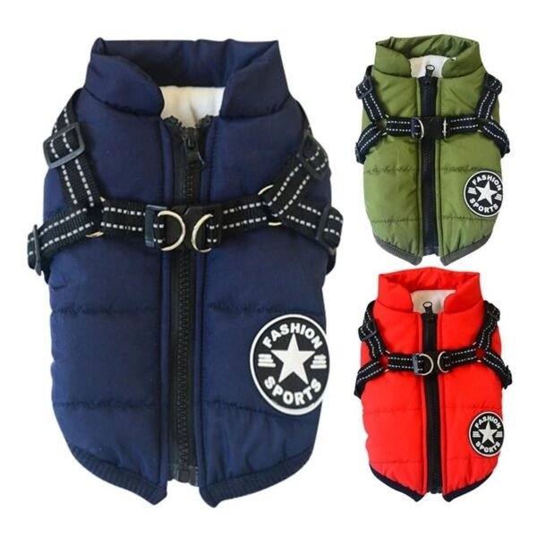 Pet Dog Clothes For Small Dogs Winter Warm Dog Hooded Coat Jackets Chihuahua Pug Outfits Puppy Cat Clothing - Image 4