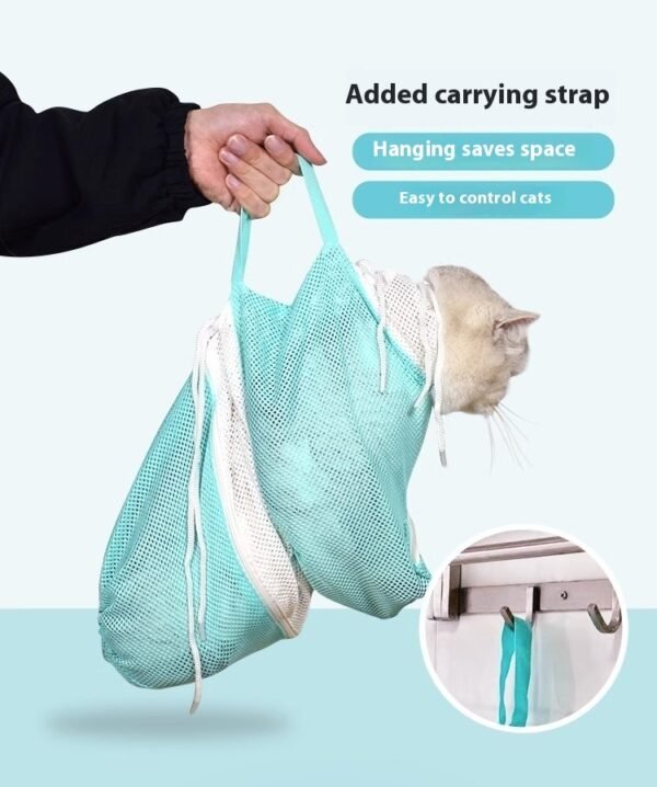 Cat Grooming Bag Cat Miracle Baby Sponge Pets Scissors Nails Pet Products - Image 8