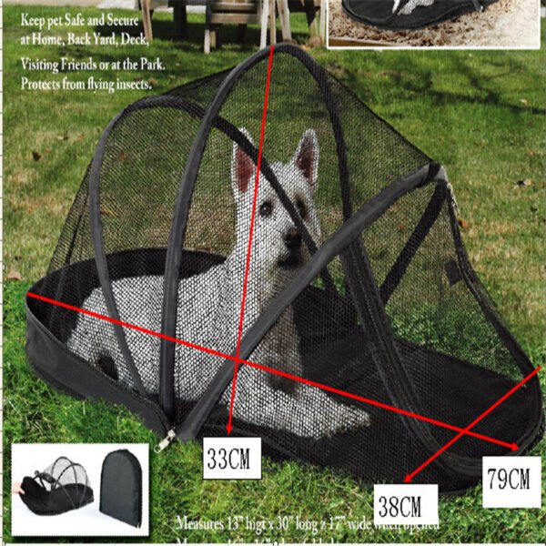 Portable Mesh Pet Tent - Image 4