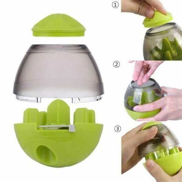 Dog Food Balls Tumbler Pet Puppy Feeder Dispenser Bowl Toy Leak Food Interactive Pet Tumbler Feeder Food Automatic Dispenser Bowl Interactive Balls - Image 7