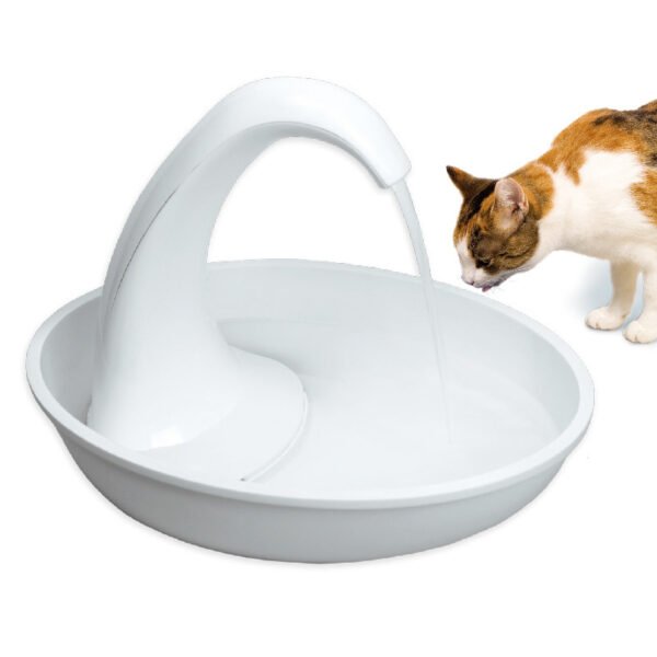 Automatic Swan Pet Cat Water Dispenser Drinking Bowl - Image 6