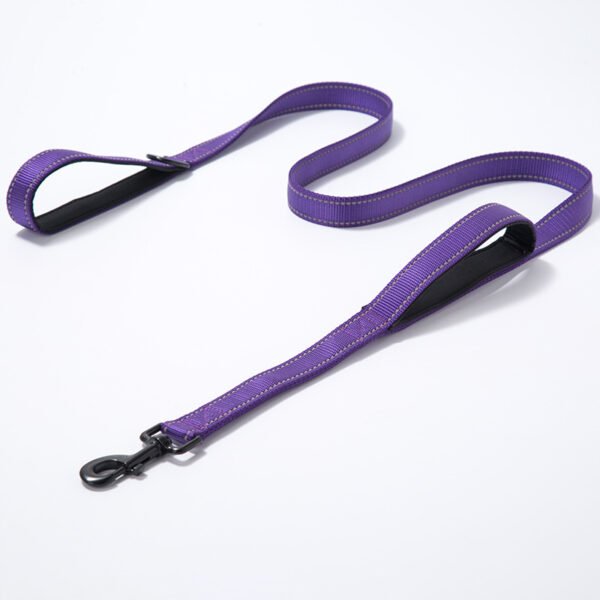 Pet Products Leash Leash Nylon Double Thickened Reflective Dog Leash - Image 8