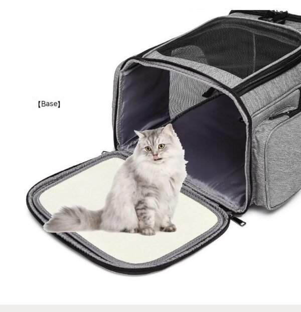 Extendable Pet Bag Large Capacity Dog Bag Portable Cat Backpack Foldable Cat Bag - Image 7