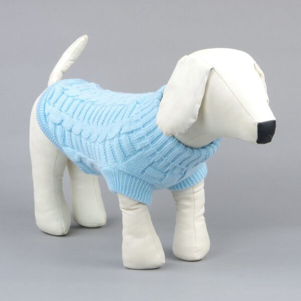 Solid color dog sweater Teddy dog clothes Cat clothes pets Pet cat clothes Pet clothes - Image 3