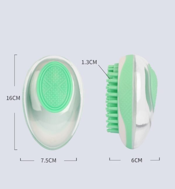 Dog Cat Bath Brush 2-in-1 Pet SPA Massage Comb Soft Silicone Pets Shower Hair Grooming Cmob Dog Cleaning Tool Pet Products - Image 6