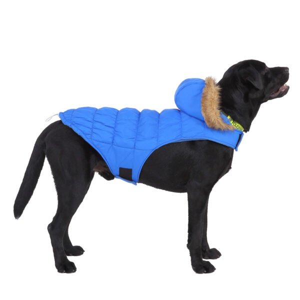 Pet clothes winter clothes big dog clothes night reflective - Image 8