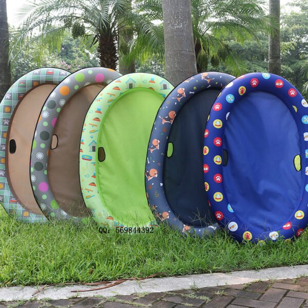Dog Swimming Pool Inflatable Hammock Pets Pool Floating Bed Spring Summer Swimming Ring - Image 3