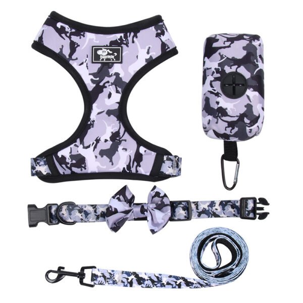 Printed Chest Harness Set Dog Rope Pet Supplies - Image 4