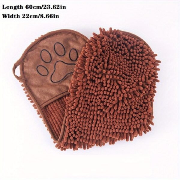 Absorbent Dog Towel, Microfiber Quick Drying Towel Machine Washable With Hand Pockets Pet Towel For Medium Large Dog Super Absorbent Pet Towel Quickly Dry Your Dog Or Cat After Bath Time - Image 10