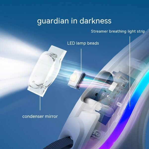 Ring With Light Dog Leash Pet Automatic Retractable Leash Luminous - Image 3