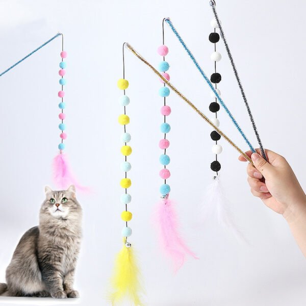 Pet Products String Wool Ball Feathers - Image 3