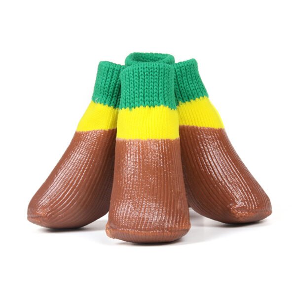 DogSocks Booties Shoes Big Dogs Waterproof Nonslip Rubber Sole, Pet Paw Protector, Elastic Top , for Outdoor Sports - Image 6