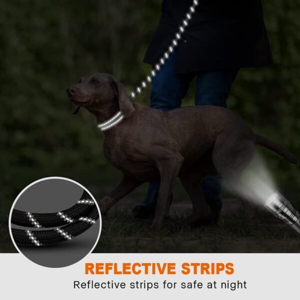 Dogs Leash Running Elasticity Hand Freely Pet Products Dogs Harness Collar Jogging Lead And Adjustable Waist Rope Puppy Leash Lead Training Padded Handle Reflective - Image 7