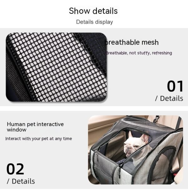 Pet Car Supplies Dog Cage Nest Go Out Portable - Image 8