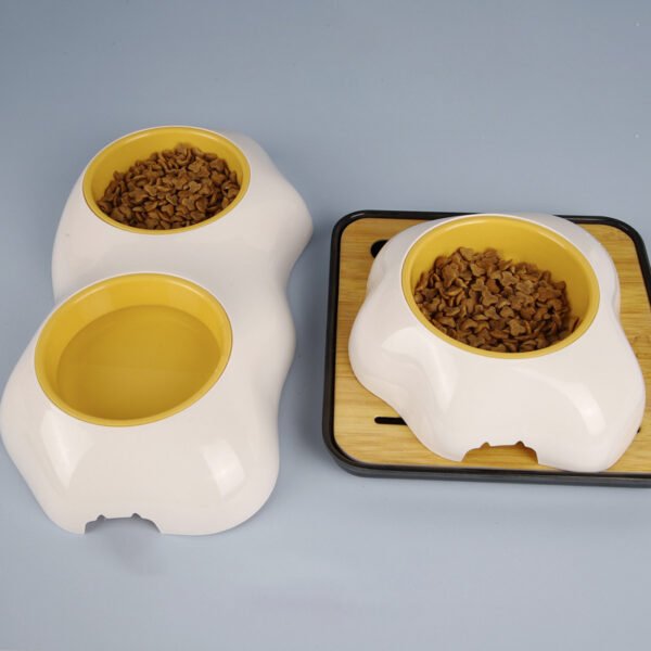 Egg-shaped Pet Bowl Drinking Water Single Bowl Double Bowl Pet Feeding Bowl - Image 6