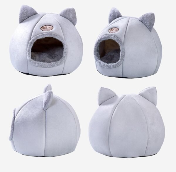 Semi-enclosed warm and fluffy pet nest - Image 7