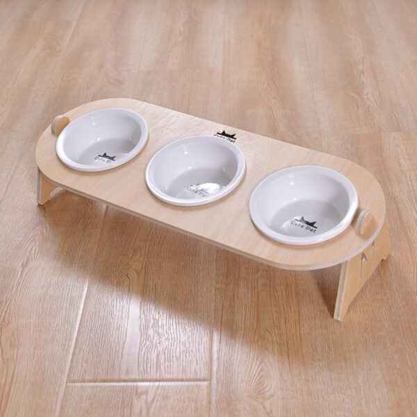 Cat food double bowl dog bowl supplies - Image 2