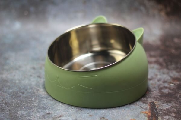Protective Cervical Cat Bowl Oblique Mouth Pet Bowl - Image 8