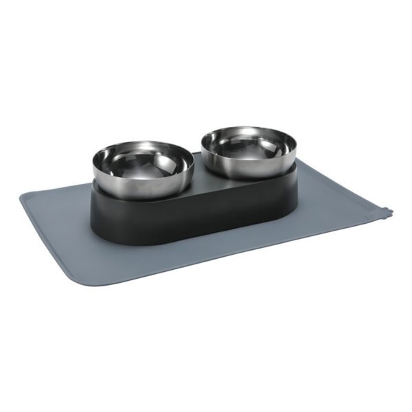 Pet Cat Dog Stainless Steel Feeder - Image 4