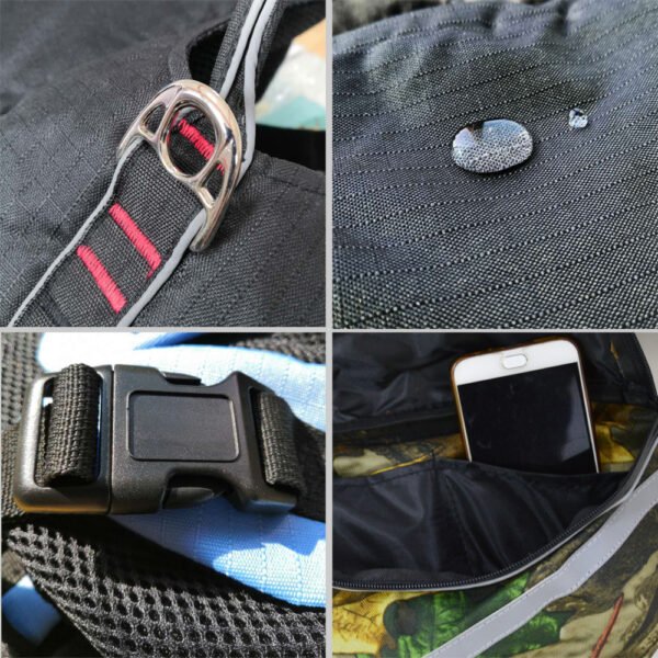 Dogs go out from backpack - Image 4
