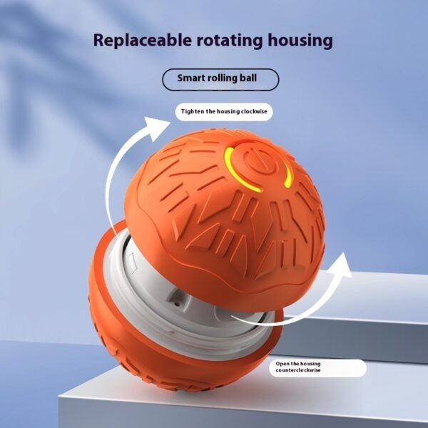 Pets Electric Jumping Ball Automatic Dog-teasing Luminous Training Ball Toys For Dogs Resistance - Image 2