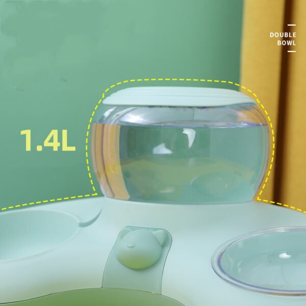 Crescent Automatic Drinking Water And Feeding Double Bowl - Image 4