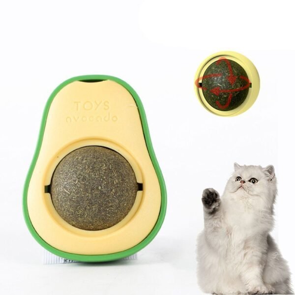 Cute Avocado Catnip Toys Cat Teeth Cleaning Toy Interactive Pet Toy - Image 3