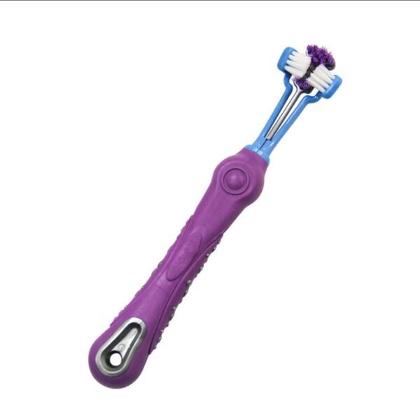 1 random color toothbrush pet plush dog brush in addition to bad breath tartar dental care dog cat cleaning supplies - Image 6