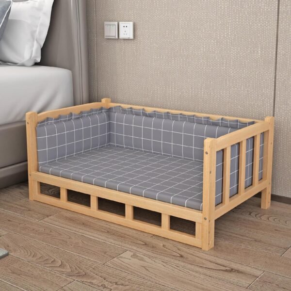 Bed Summer Wooden Bed Pet Dog Bed - Image 9
