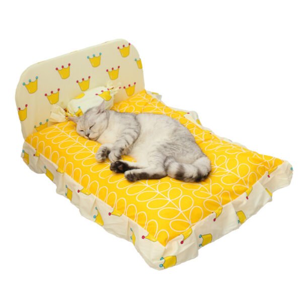 Teddy small dog pet bed - Image 2