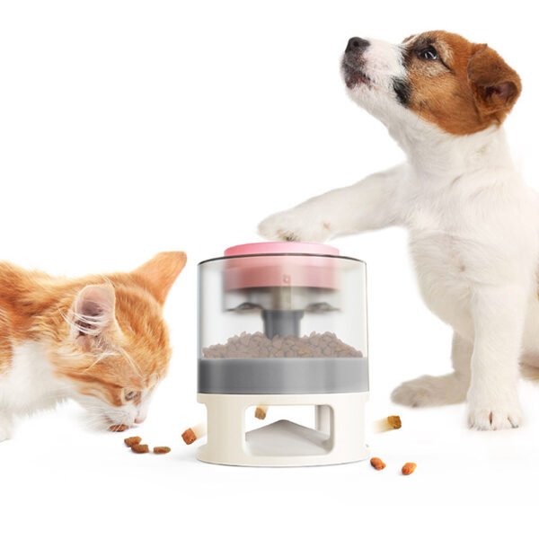 Dog Food Feeder Pet Accessories Cat Feeder Catapult Educational Dog Toys Pet Supplies Food Dispenser Just One Snap Comes Food - Image 8