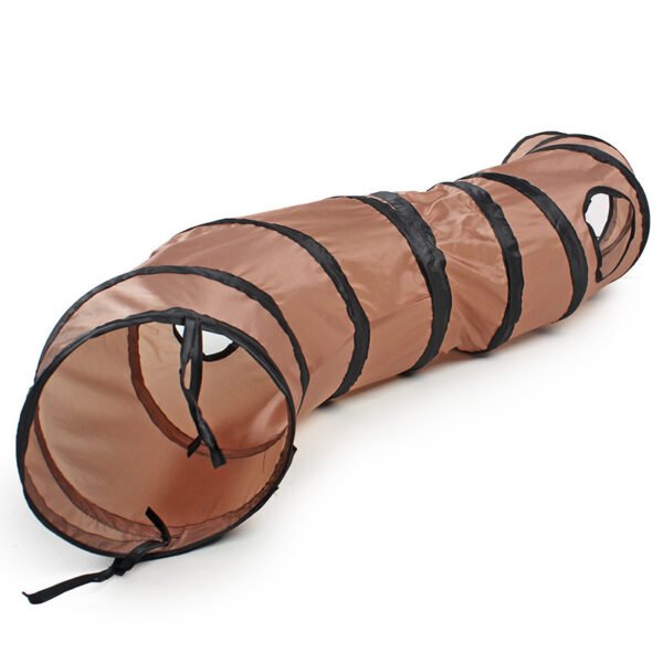 Pet Cat Bending S-shaped Collapsible Tunnel Toys - Image 7
