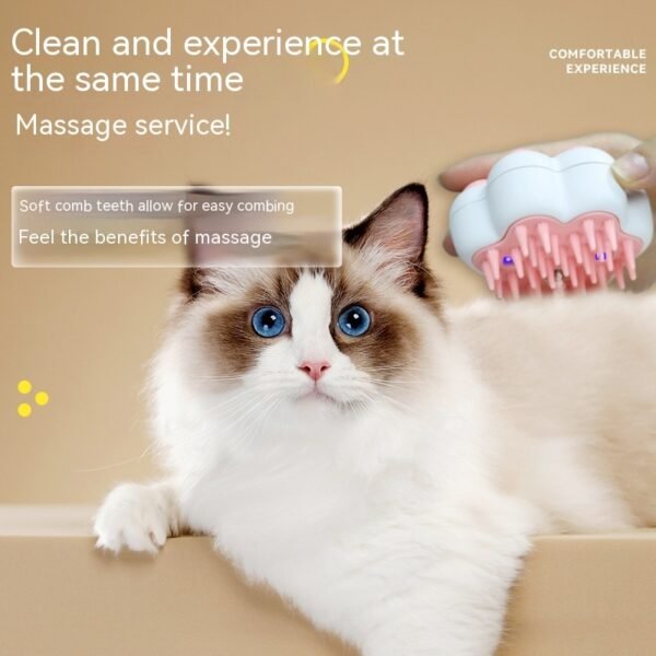Pet Steam Hair Removal Comb Pet Steam Massage Comb Body Relax And Relieve Fatigue Loose Cat Hair Grooming Comb For Puppy Pet Products - Image 5