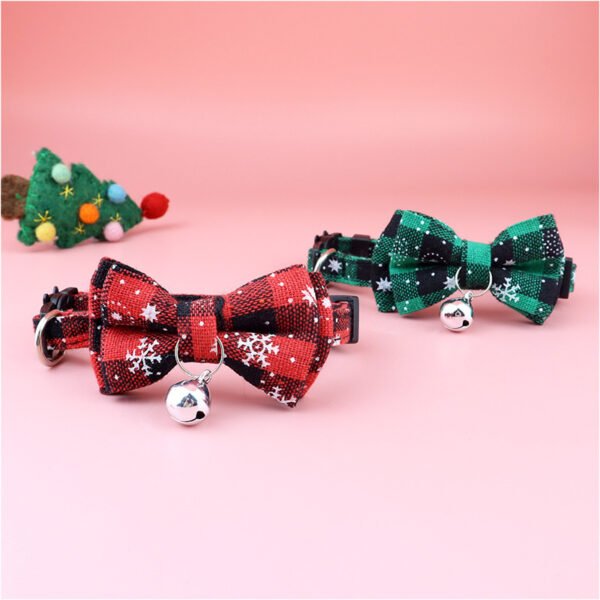 Pet Supplies Cat Bow Detachable Christmas - Image 5