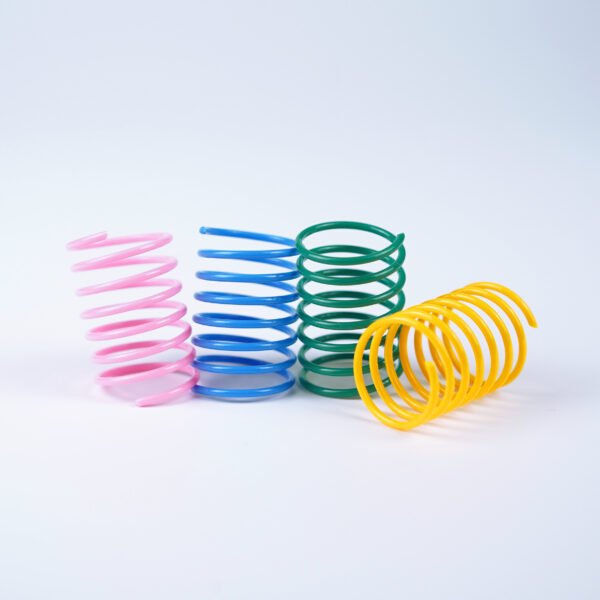 Colorful Plastic Spring Cat Toy Pet Supplies - Image 4