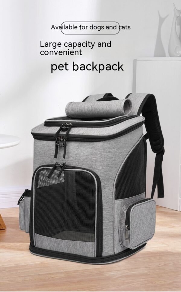 Extendable Pet Bag Large Capacity Dog Bag Portable Cat Backpack Foldable Cat Bag - Image 9