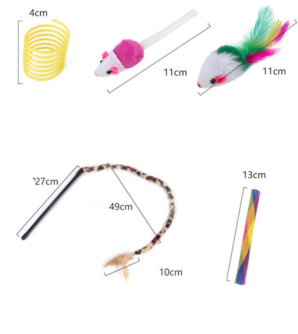 Cat Toy Set Funny Cat Assembled Toys Cat Tunnel Pet Supplies - Image 7