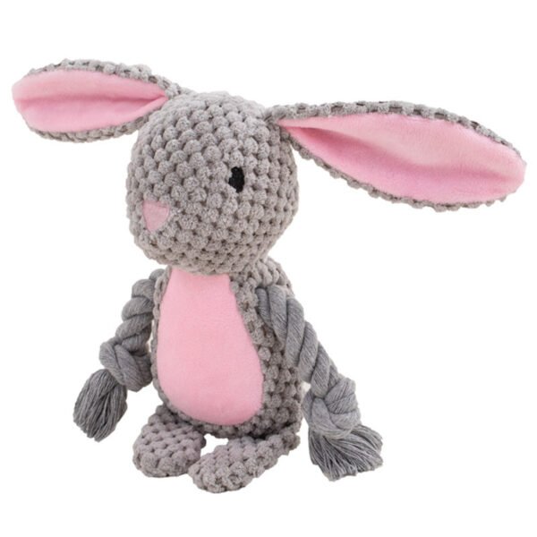 Pet Plush Sound Cotton Rope Toys Interactive Tug Of War Training Item Creative - Image 9
