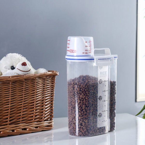 Dog Food Box Hermetically Sealed Storage Bucket Cat Food Box - Image 4