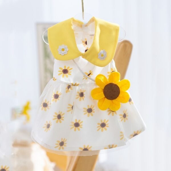 New Dog Clothes Cute Mesh Strawberry Strap Dress - Image 8